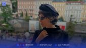 تیپ و استایل فوق جذاب فرشته حسینی در مراسم کارلووی واری+ فیلم