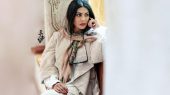 استایل متفاوت آزاده صمدی در یک نمایشگاه هنرهای تجسمی