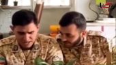 فیلم آوازخوانی احساسی سرباز ایرانی با آهنگ ابراهیم تاتلیس / قیافشو نبینی فک میکنی خود تاتلیس داره میخونه 