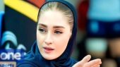 آیتک سلامت والیبالیست چشم رنگی ایرانی بر روی پل معلق رؤیایی مشگین +عکس 