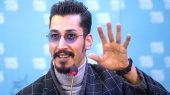 بهرام افشاری حتی وسط گریم هادی کاظمی، شوخی رو ول نمی‌کنه + ویدیو 