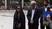 سلفی صمیمی سحر امامی مجری شیرزن صدا و سیما با سفیر کشورخارجی 