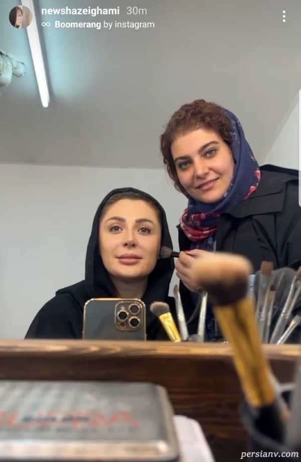 چهره بدون آرایش نیوشا ضیغمی