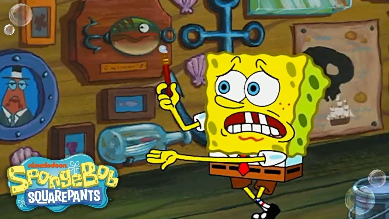 قسمت‌های wet painters و krusty krab training video