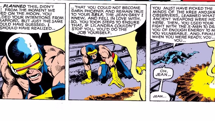 the dark phoenix saga concludes with cyclops mourning jean grey in x men 137 ۱۰ باری که مارول با مرگ شخصیتها، طرفداران را بهتزده کرد - گیمفا