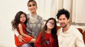 لحظه رمانتیک پدر دختری شاهرخ استخری، نبات و پناه بعد از مدت ها دوری (ویدئو)