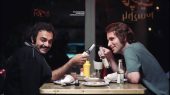 هوتن شکیبا، صابر ابر و مجید یوسفی در یک قاب پشت صحنه تاسیان 