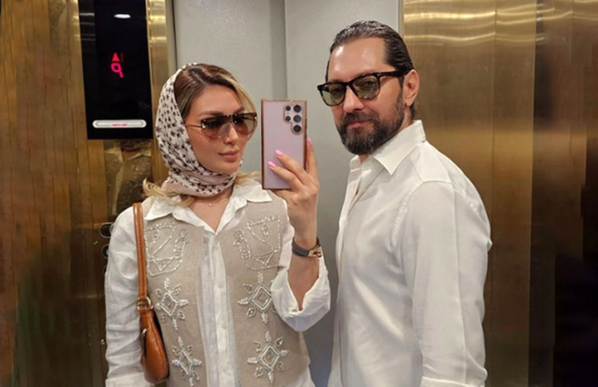 دکوراسیون زیبای خانه بهرام رادان  و مینا مختاری؛ گلدان رومیزی با گل‌های خوشرنگ