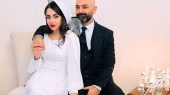 مهدی کوشکی و همسر چهارمش  محیا مهدی زاده در جشن تولدشان + عکس