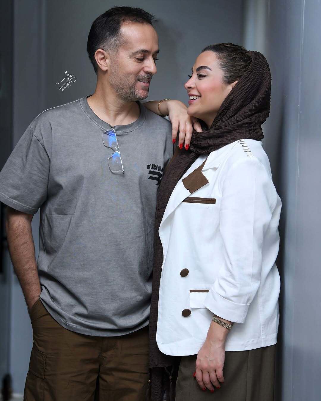 عکس‌های جدید احمد مهرانفر و همسرش مونا فائزپور
