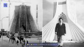 سفر به تهران قدیم؛ عکسی نایاب از برج آزادی، در حال ساخت
