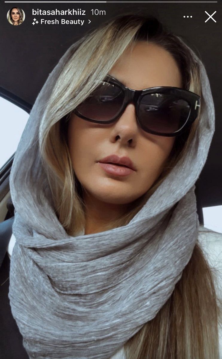 سلفی بیتا سحرخیز بازیگر بادار 1