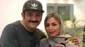 رونمایی از لباس عروس دنباله دار و شیک همسر جوان مهران غفوریان در مراسم عقدشان/ ماشالا به پای هم پیر بشید 