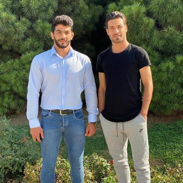 عکس شجاع خلیل زاده کنار حسن یزدانی