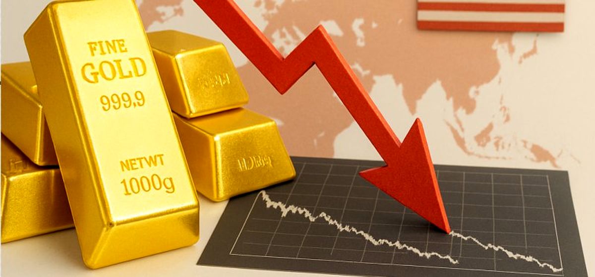 قیمت طلا به کانال ۹ میلیون سقوط کرد