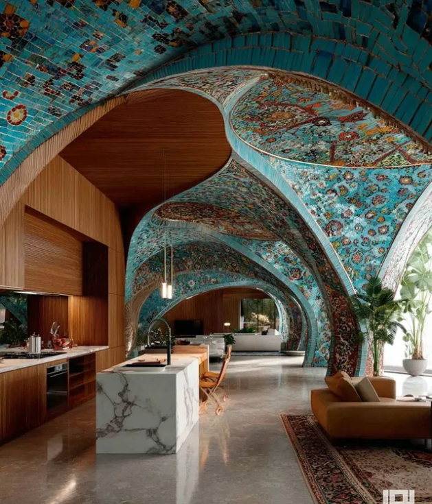 خانه با معماری ایرانی