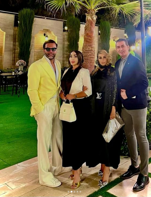 دورهمی علیرضا نیکبخت واحدی و همسرش و پرویز برومند و همسرش