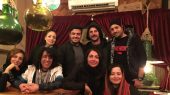 دورهمی بازیگران ایرانی در رستوران سنتی قزوین/ سهند جاهدی بازیگر سریال بچه مهندس در کنار مهراوه شریفی نیا، نیلوفر خوش خلق، امین حیایی و… 