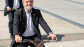 رییس جمهوری و دوچرخه‌سواری مفصل در اصفهان 