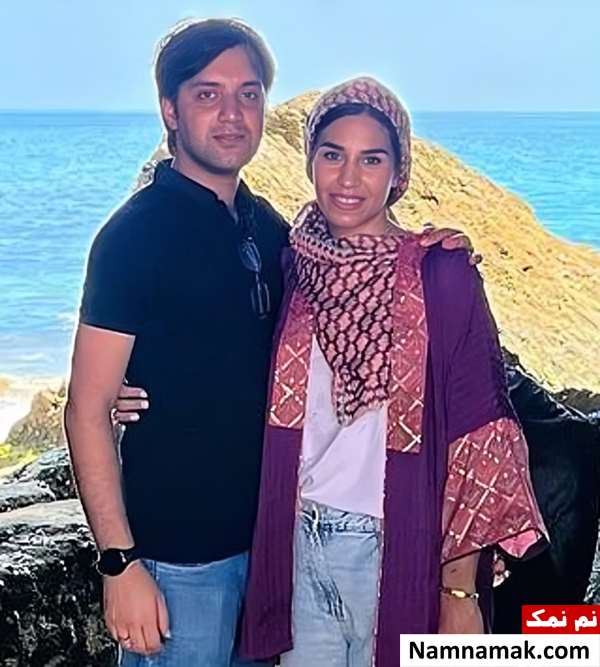 فاطمه عادلی و همسرش مجتبی فدایی