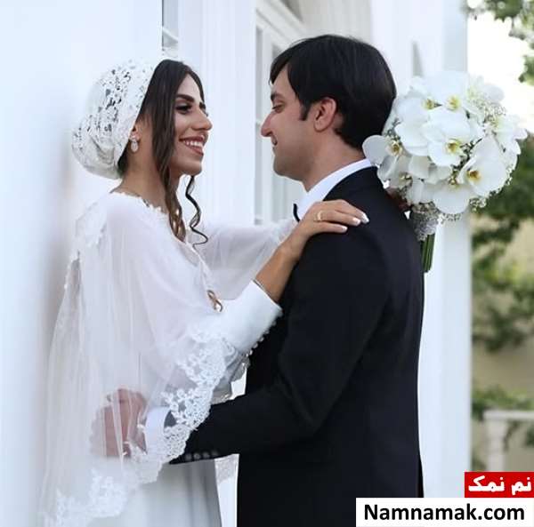 عکس عروسی فاطمه عادلی و همسرش مجتبی فدایی