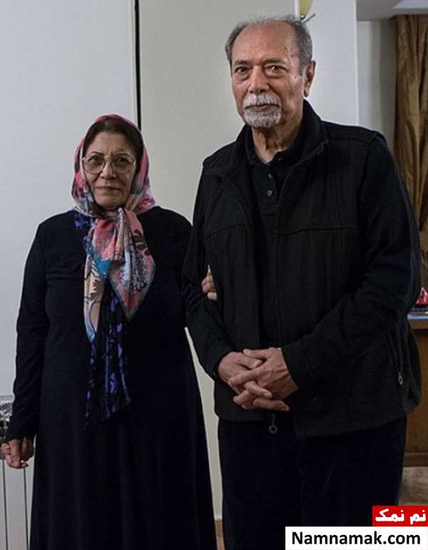 علی نصیریان و همسرش فاطمه بیات