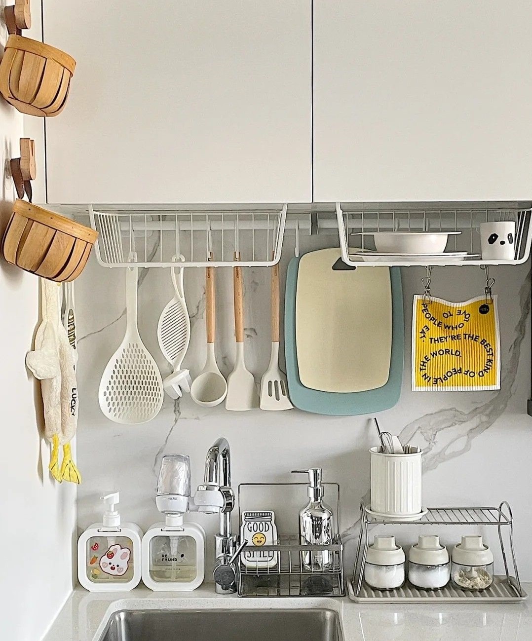 دیزاین بالای سینک ظرفشویی