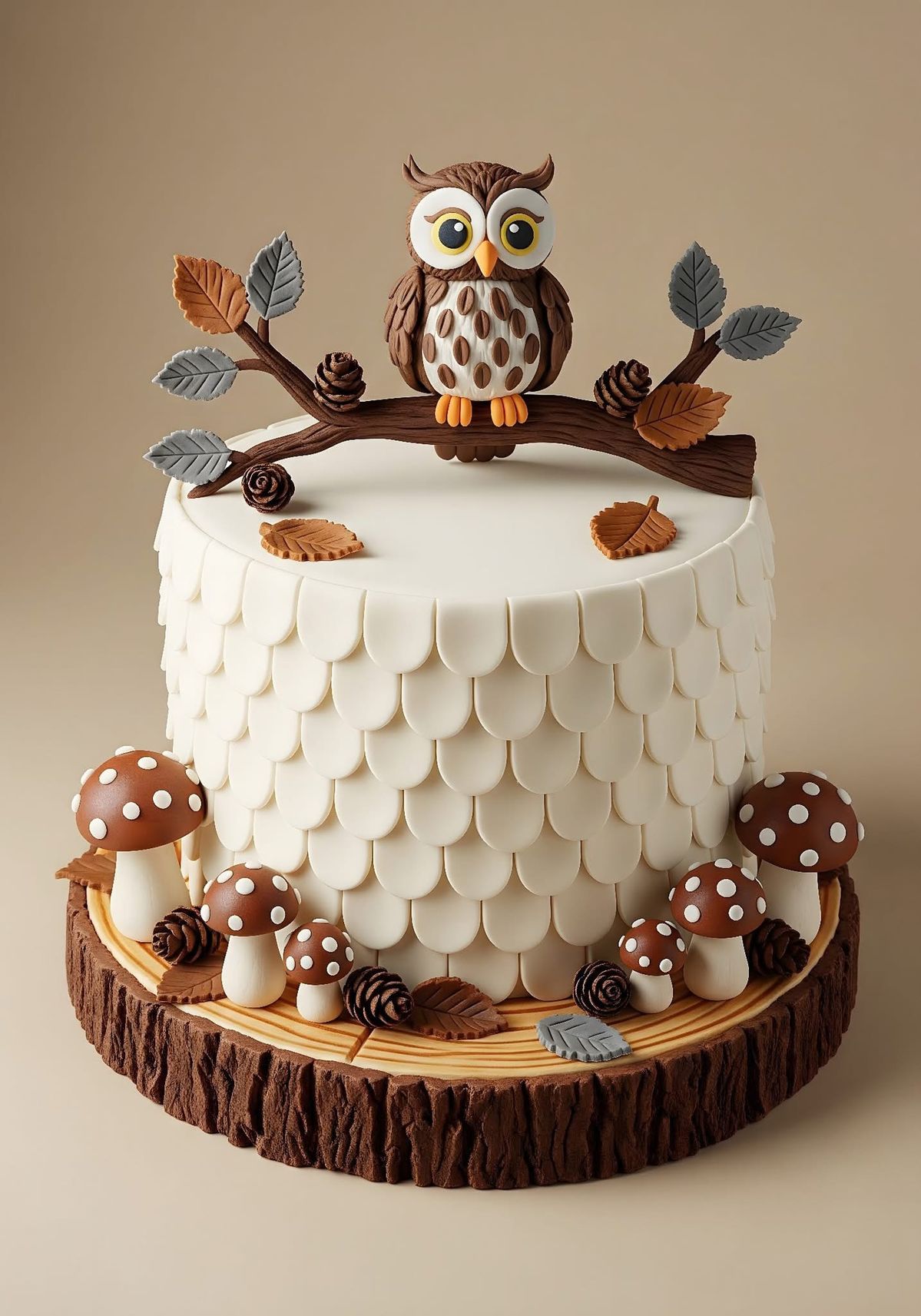 کیک تولد پاییزی پسرانه و مردانه شیک