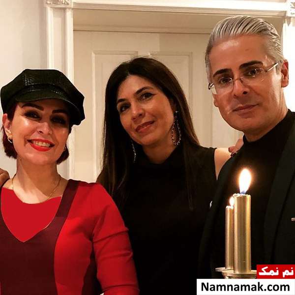 فرشاد متقی و همسرش و ماه چهره خلیلی