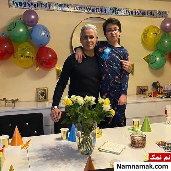 فرشاد متقی و پسرش آریو