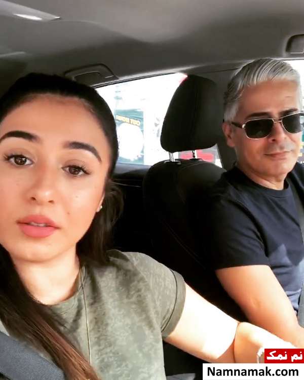 فرشاد متقی و دخترش آریانا