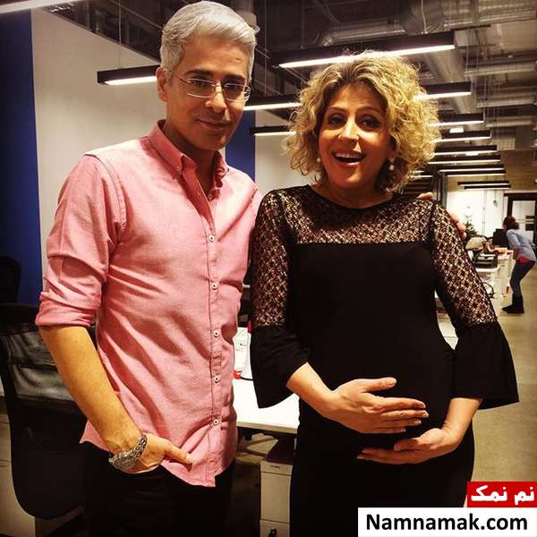 فرشاد متقی و پانته آ مدیری در دوران بارداری