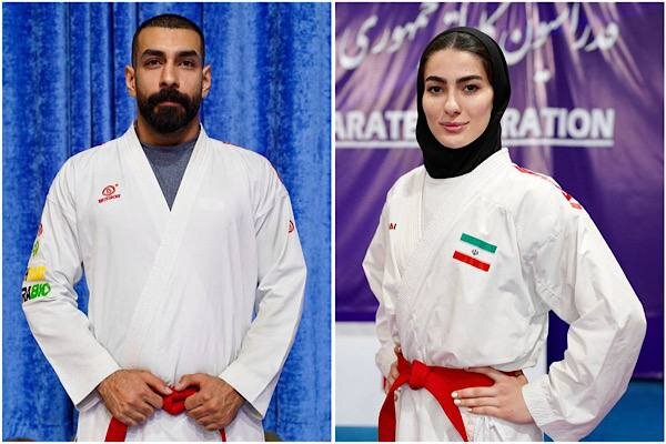 صعود هیجان‌انگیز اباذری و گلشاد نژاد به یک‌چهارم نهایی کاراته جهان در قاهره