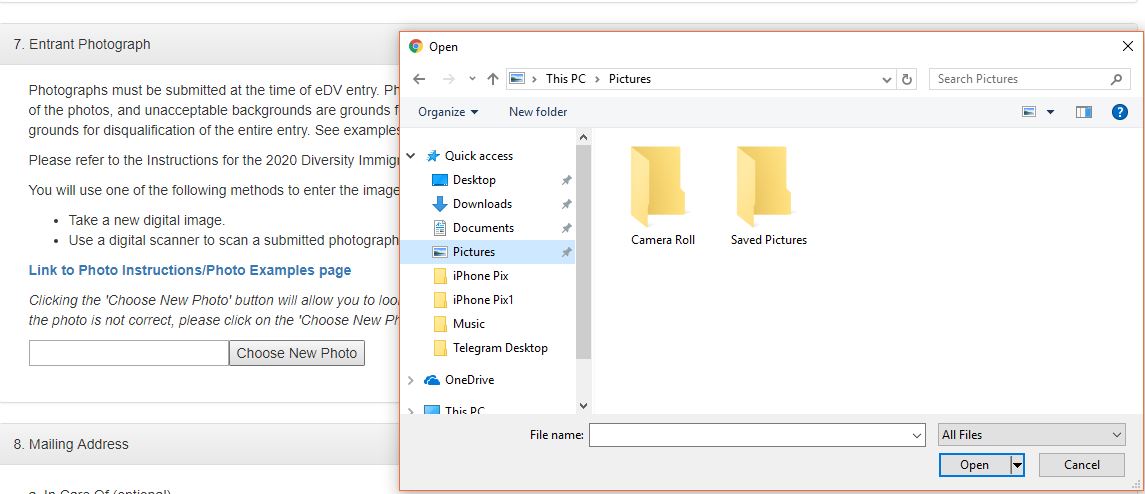 ثبت نام لاتاری آمریکا 2020