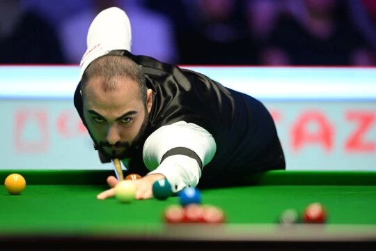 حسین وفایی از رقابت‌های اسنوکر قهرمانی بریتانیا حذف شد؛ پایان راه نمایندگان ایران