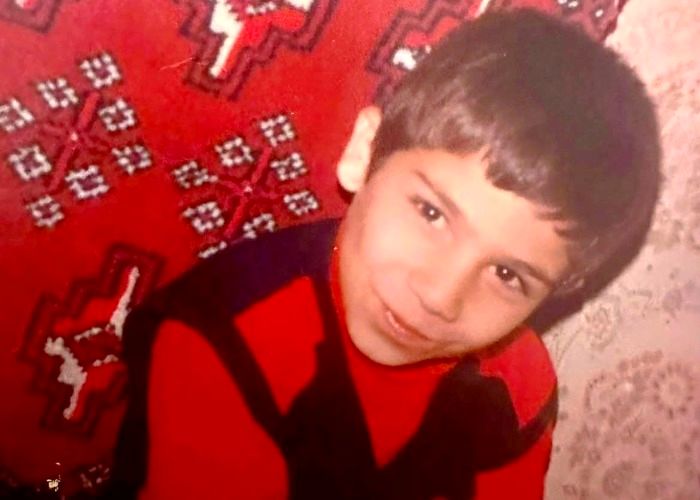 کودکی شهرام اسدزاده