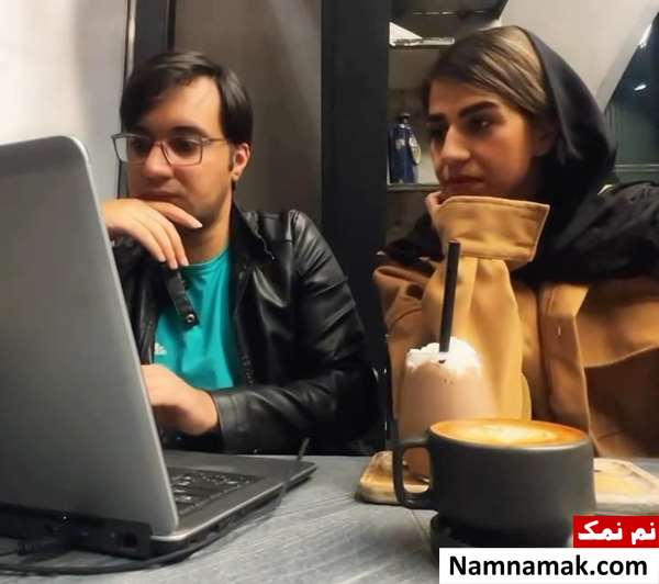 فاطمه عادلی و همسرش مجتبی فدایی