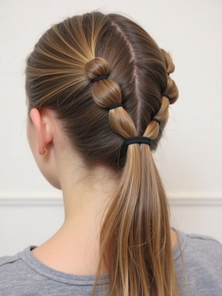 مدل بستن موی ساده