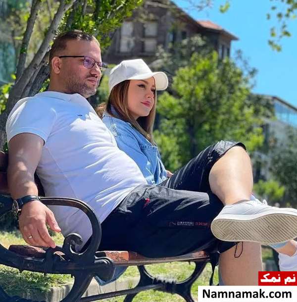 عمار آقایی و همسرش ایرانا فتح الله زاده