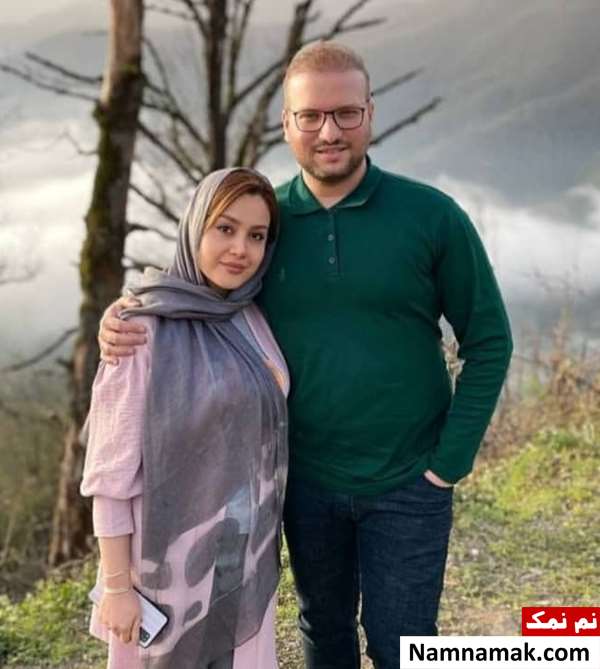 عمار آقایی و همسرش ایرانا فتح الله زاده