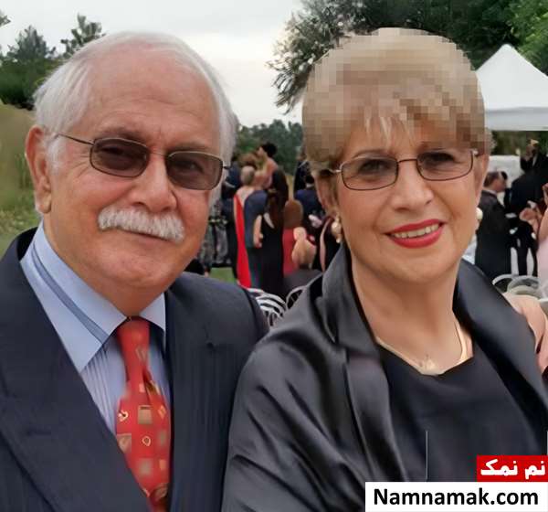 ناصر مسعودی و همسرش