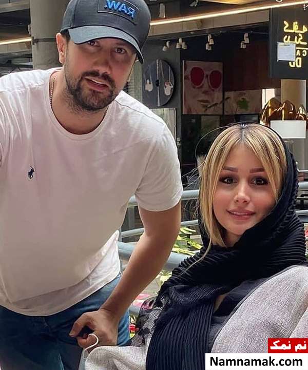 شاهرخ استخری و همسرش