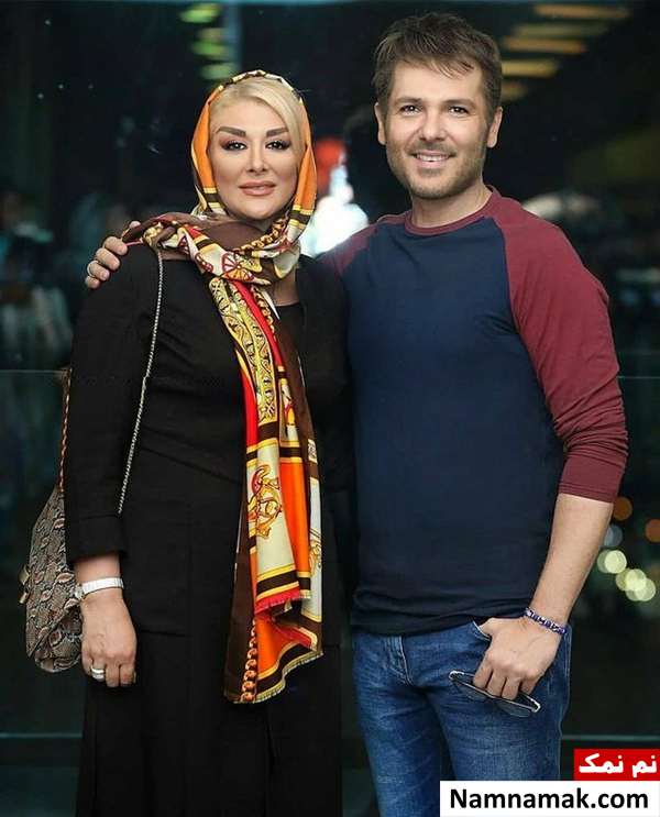 کوروش تهامی و همسرش پونه یزدانی