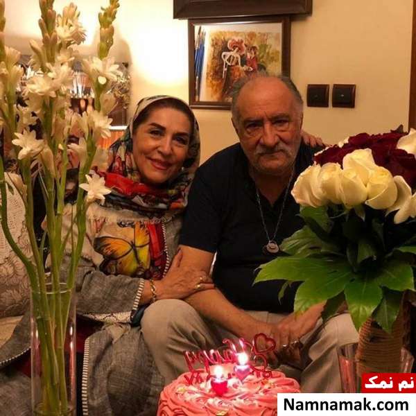 داریوش ارجمند و همسرش