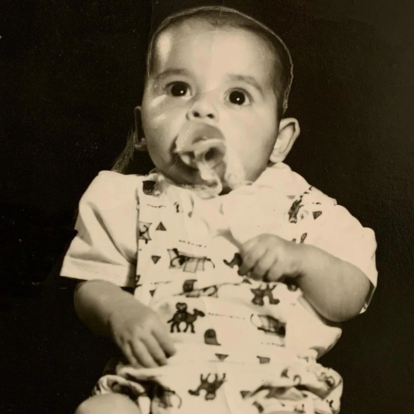 افشین زی نوری در کودکی