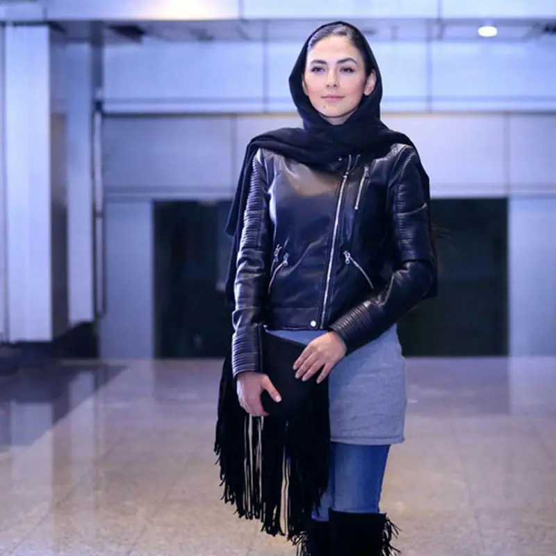 کت‌ چرم بازیگران ایرانی