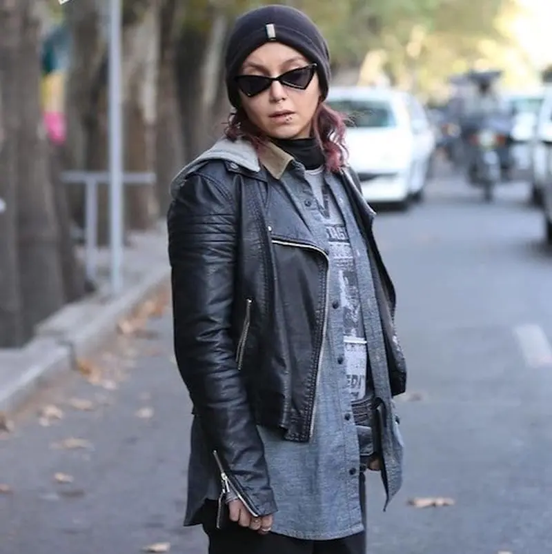 کت‌ چرم بازیگران ایرانی