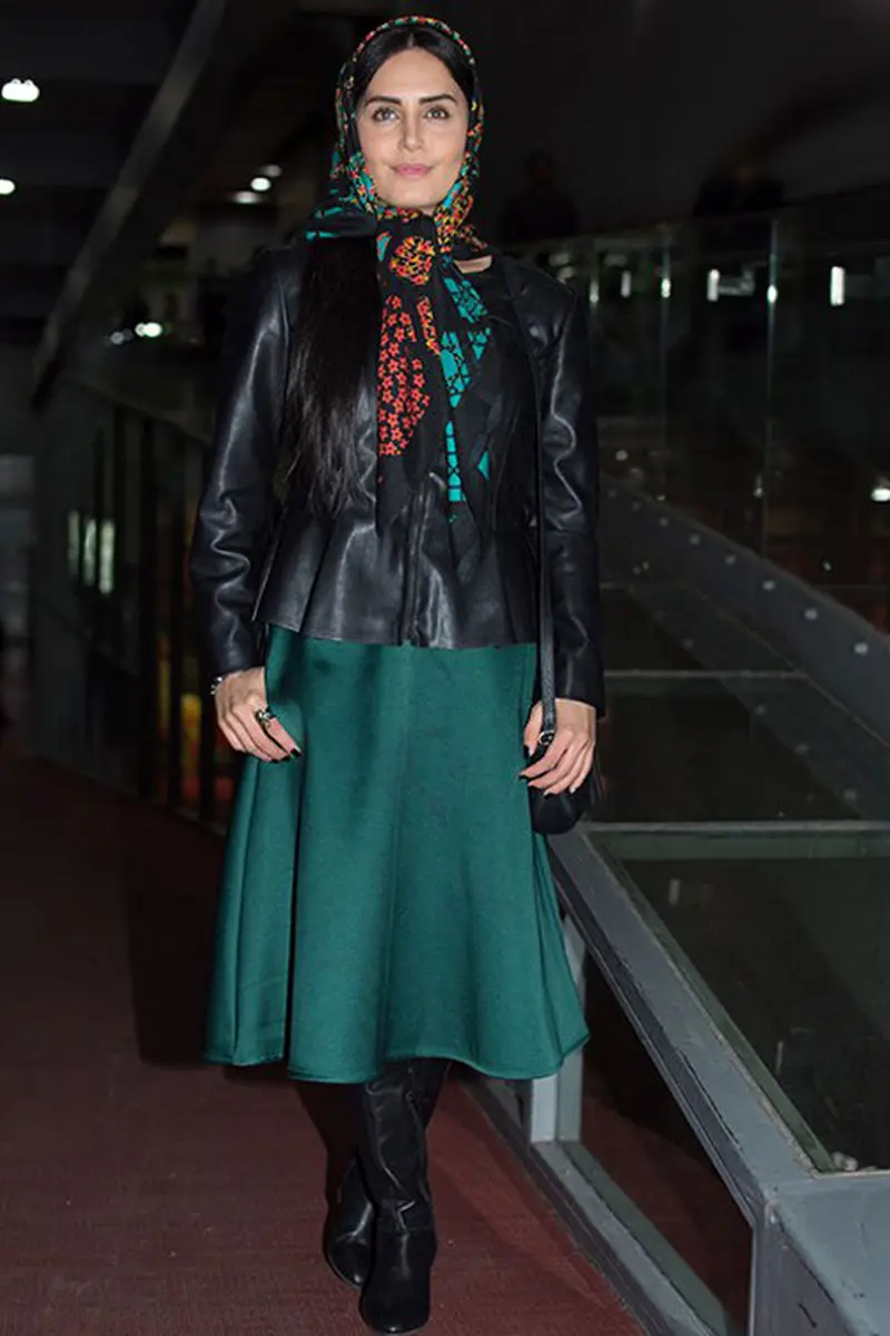 کت‌ چرم بازیگران ایرانی