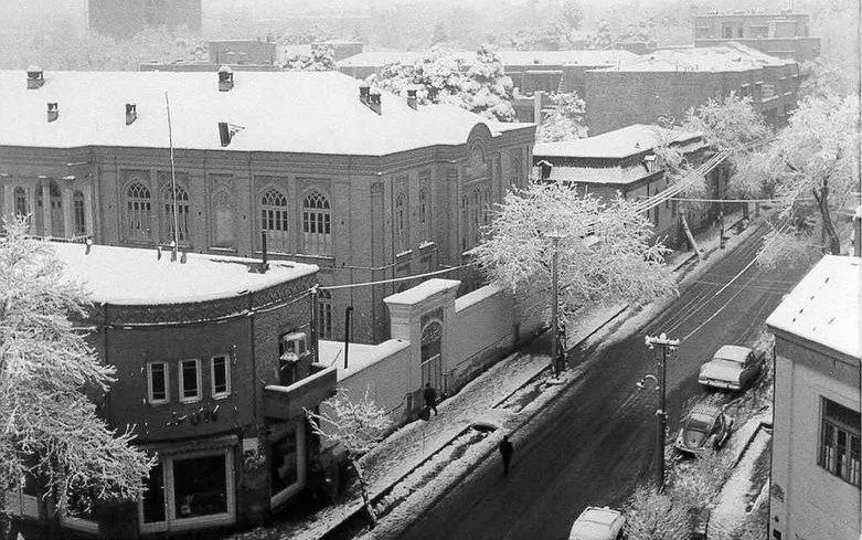 تهران پوشیده از برف