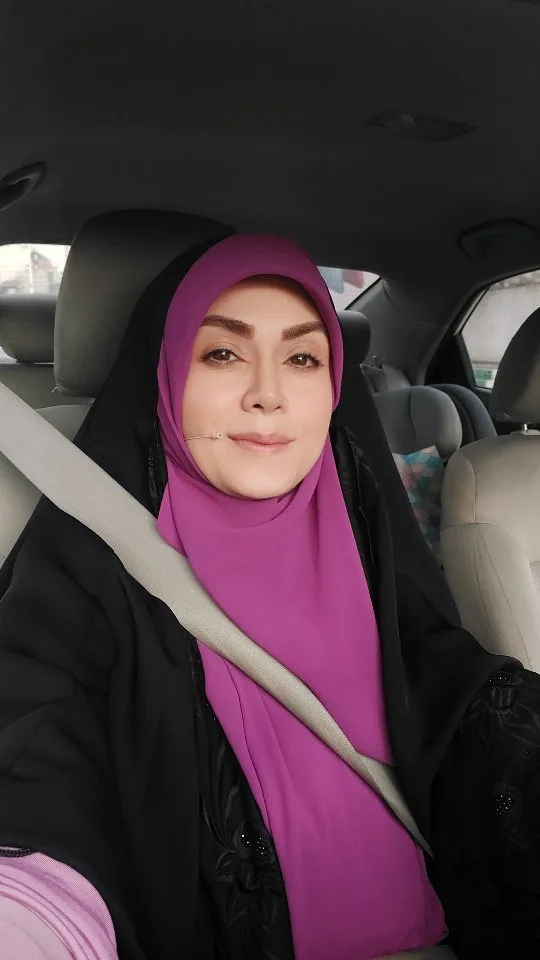 ساجده سلیمانی در زمان حضور در تلویزیون